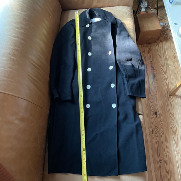 NWT Proenza Schouler white label double breasted long coat wool cashmere luxe - Picture 13 of 14